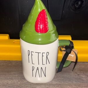 Disney Peter Pan Mug with Green Hat Lid